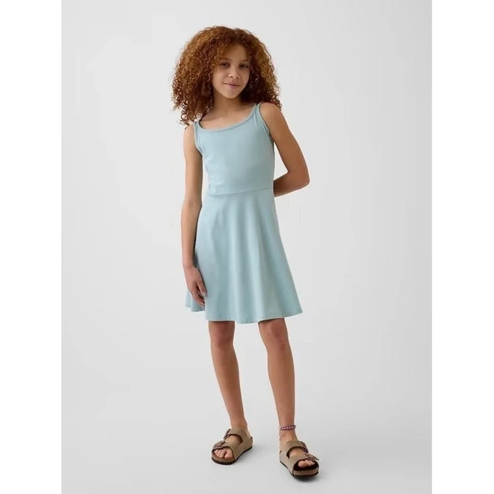 Gap Kids Jersey Tank Dress XL(12) Fresh Water Blue NWT's 894418